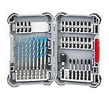 Bosch Professional 35 uds. Set de puntas de atornillar Impact Control y brocas MultiConstruction (Pick and Click, HEX-9, accesorios para taladro y destornillador de impacto)