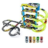 M MOLTO Parking Infantil con 4 Plantas + Pistas