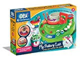 Clementoni Laboratorio Idea, My Pottery Lab,Taller de cerámica con Torno eléctrico, alfarero, Trabajos, Juego Creativo niños 7 años, Made in Italy, Multicolor, Small/Medium (18737),Exclusivo en Amazon