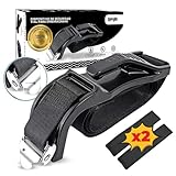 KRUGGALOO® Pack de Cinturon Embarazada Coche Homologado + 2 Almohadillas de cinturón embarazada coche | Accesorios Coche | Adaptador Cinturón | Embarazo | Cinturón embarazo | Seguridad bebe.