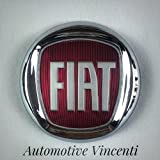 Insignia para coche Escudo Logo Fiat Rojo 500 Bravo Grande Punto Idea delantero