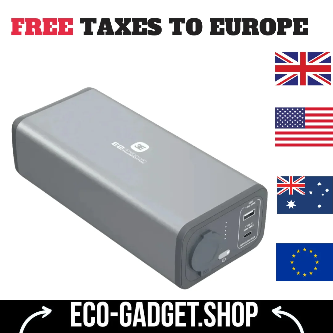 Estación de energía potente E2 213WH, Banco de energía de 57600mAh para mini 4 pro Redmi 10C Iphone 14 Pro Max Realme GT OnePlus 10T