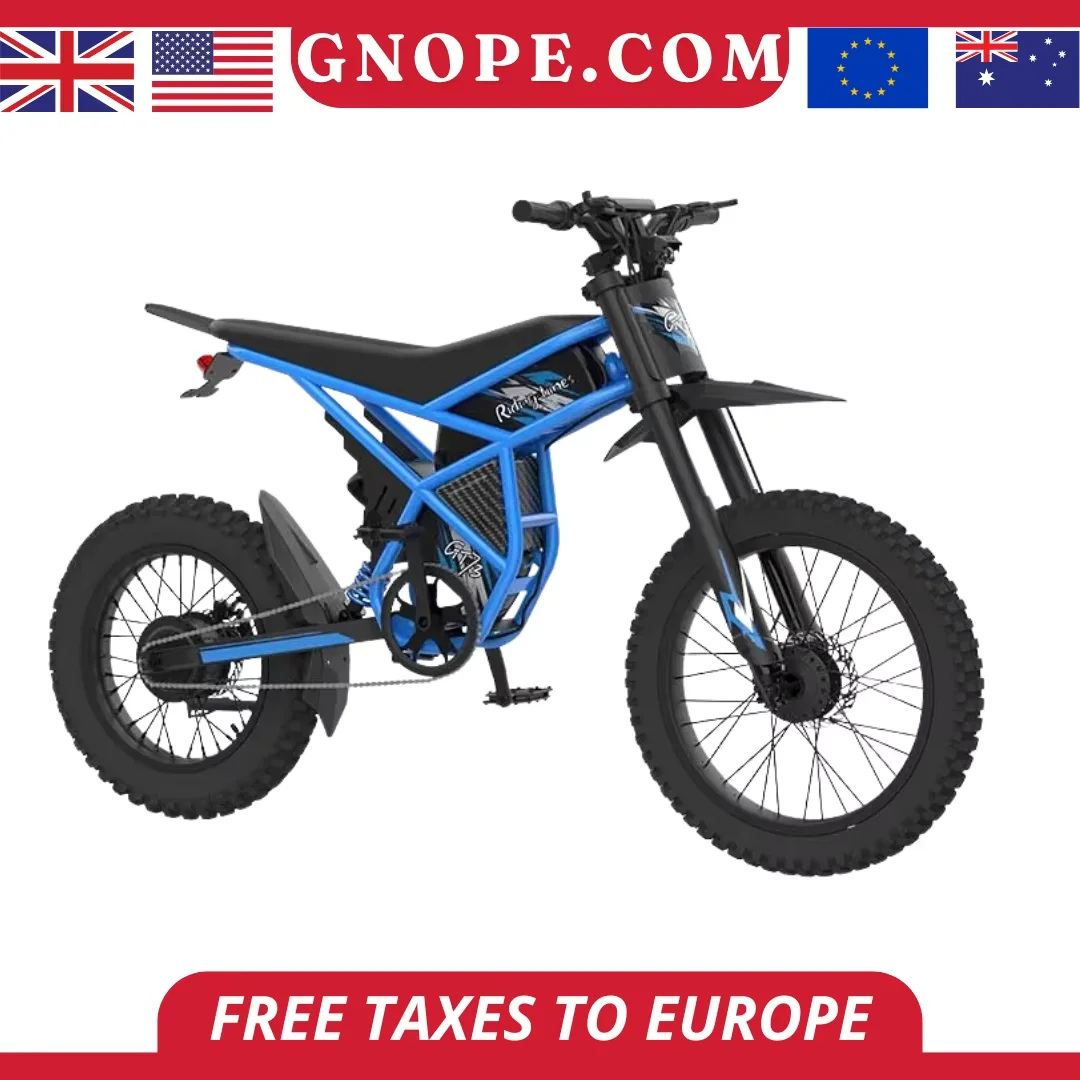 GT73 2025 Bicicleta eléctrica de cross Luz Bicicleta de cross 48v 2000w Potente bicicleta eléctrica todoterreno Bicicletas eléctricas todo terreno