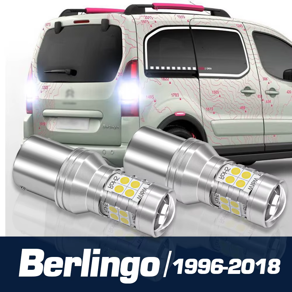 2x luz LED de respaldo lámpara de marcha atrás Blub accesorios Canbus para Citroen Berlingo 1996-2018 2009 2010 2011 2012 2013 2014 2015 2016
