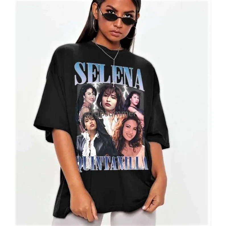 Camiseta De Selena Quintanilla, camisa De Reina De Tejano Como La Flor