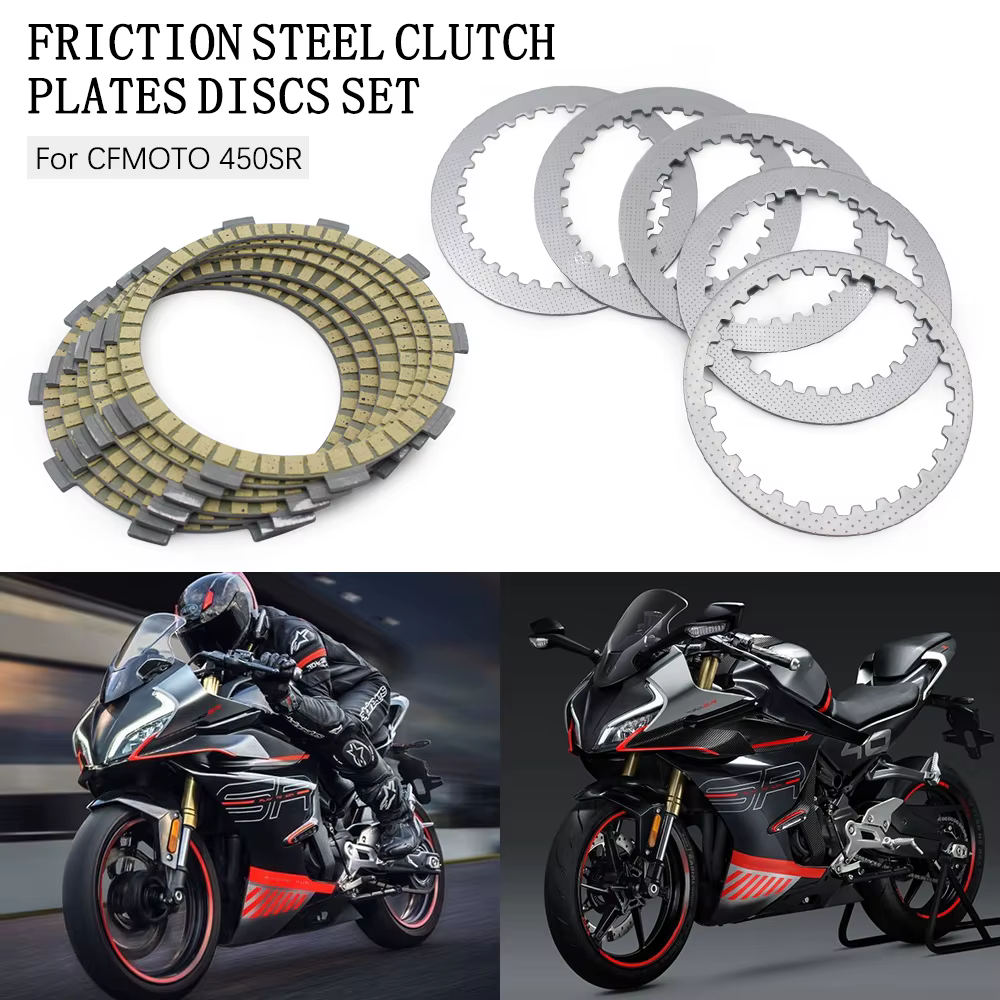 Placas de disco de fricción de embrague de motocicleta para Honda TRX450 Sportrax 450 R 2004 - 2014 OEM:22201-HP1-670 22201-MEB-670 22321-KZ3-690