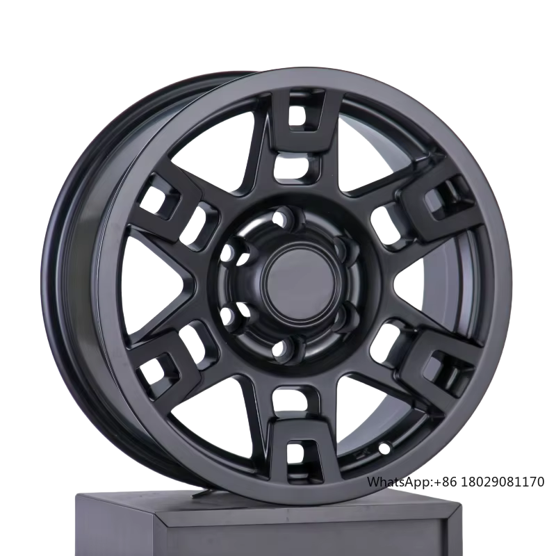 Rueda todoterreno KW 17 17x8 6 agujeros 6X139,7 4X4 para Toyota Tacoma 4runner Land Cruiser FJ Sequoia Tundra SUV llantas de recogida de aleación para coche