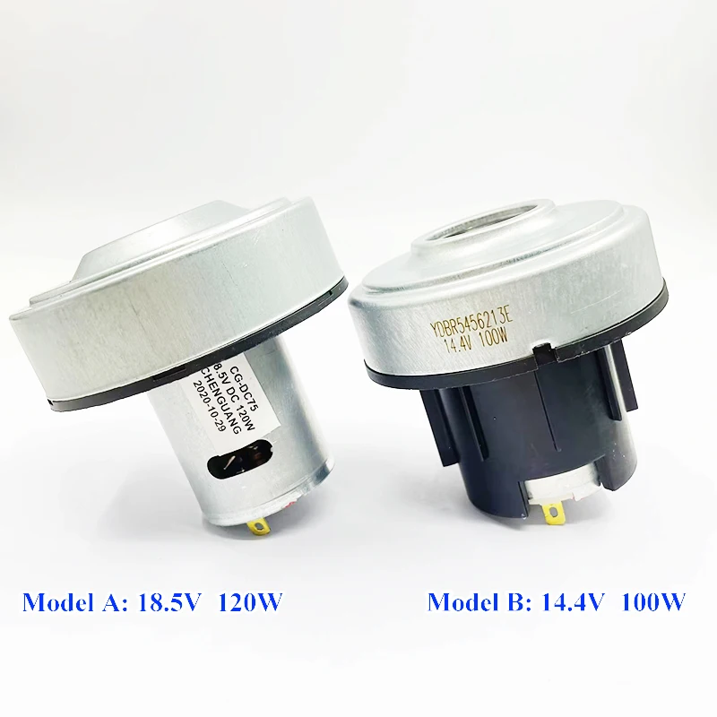 RS-545 Motor Turbo ventilador DC 14,4 V 100W/DC 18,5 V 120W ventilador de aspiradora de mano de alta potencia rodamiento de bolas doble gran fuerza de succión