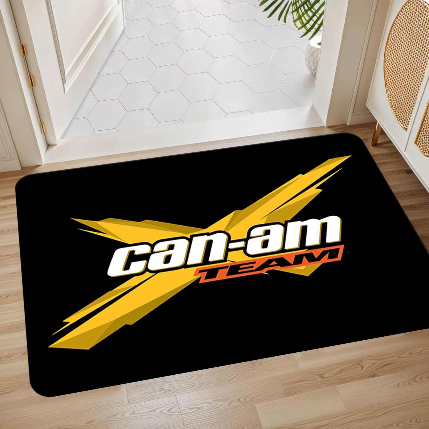 Alfombra antideslizante para suelo de carreras de Moto Can-Am BRP, alfombra para cocina y dormitorio, alfombra para entrada de sala de estar, decoración del hogar