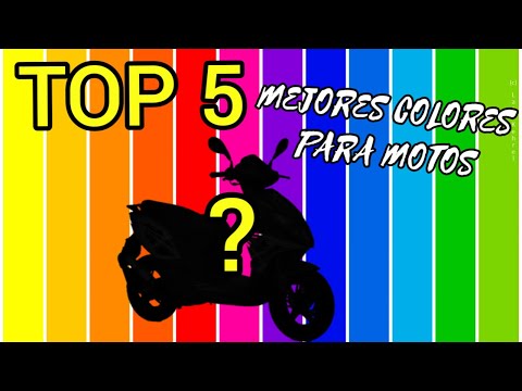 Los mejores colores para personalizar tu moto