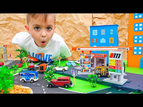 El garaje de juguete perfecto para los pequeños amantes de los coches