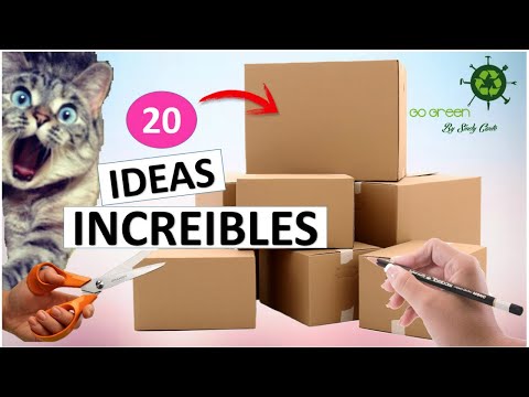 Ideas creativas para decorar con cajas de cartón