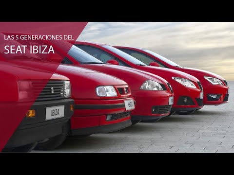 La evolución imparable del Seat Ibiza: una generación tras otra