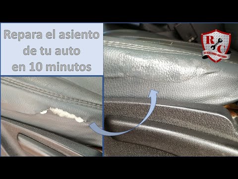 Cómo reparar un asiento de coche dañado