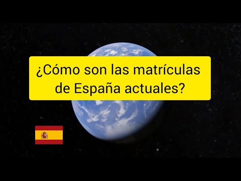 Las matrículas españolas: Normativas y novedades actuales